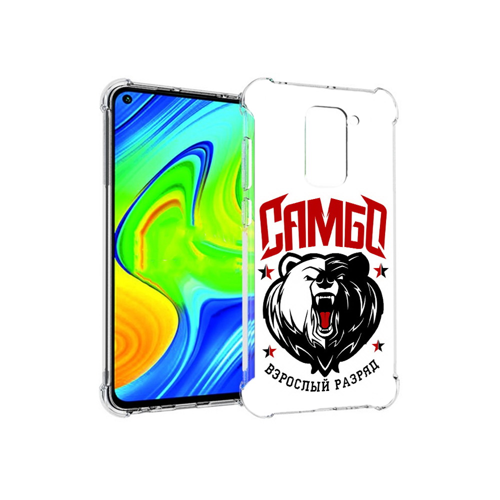 Чехол MyPads Tocco для Xiaomi Redmi Note 9 Единоборства Самбо медведь (PT150805.258.75)