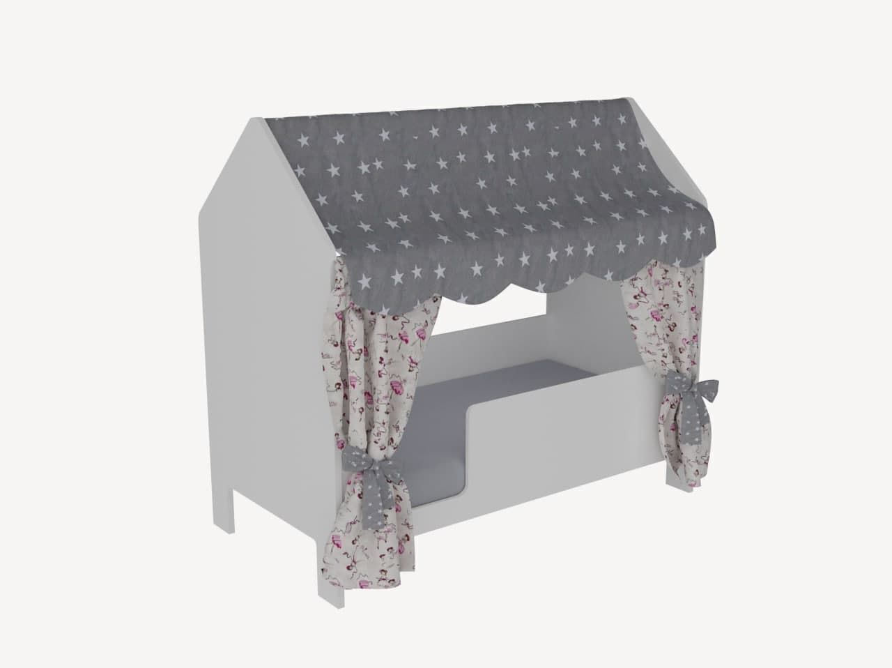 Кровать детская 85х163.5х155 см, БазисВуд 