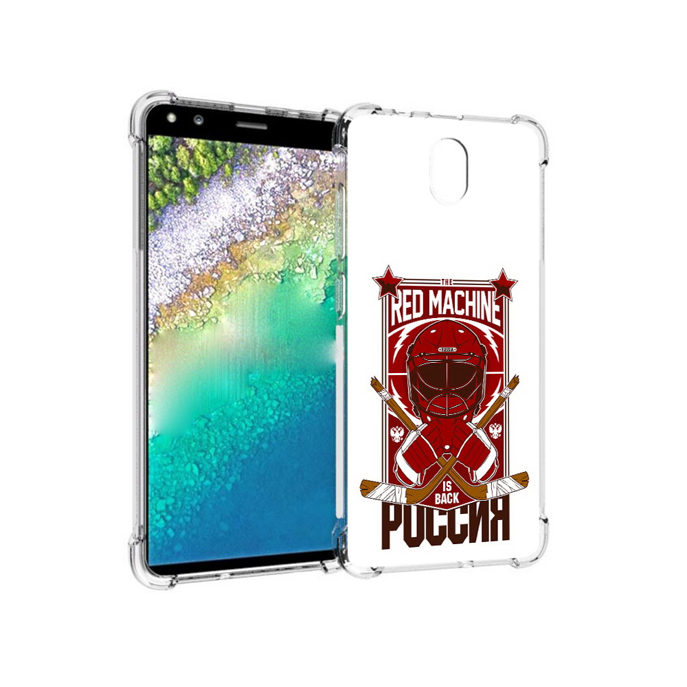 

Чехол MyPads Tocco для Nokia C01 Plus хоккей россия (PT161800.114.666), Прозрачный, Tocco