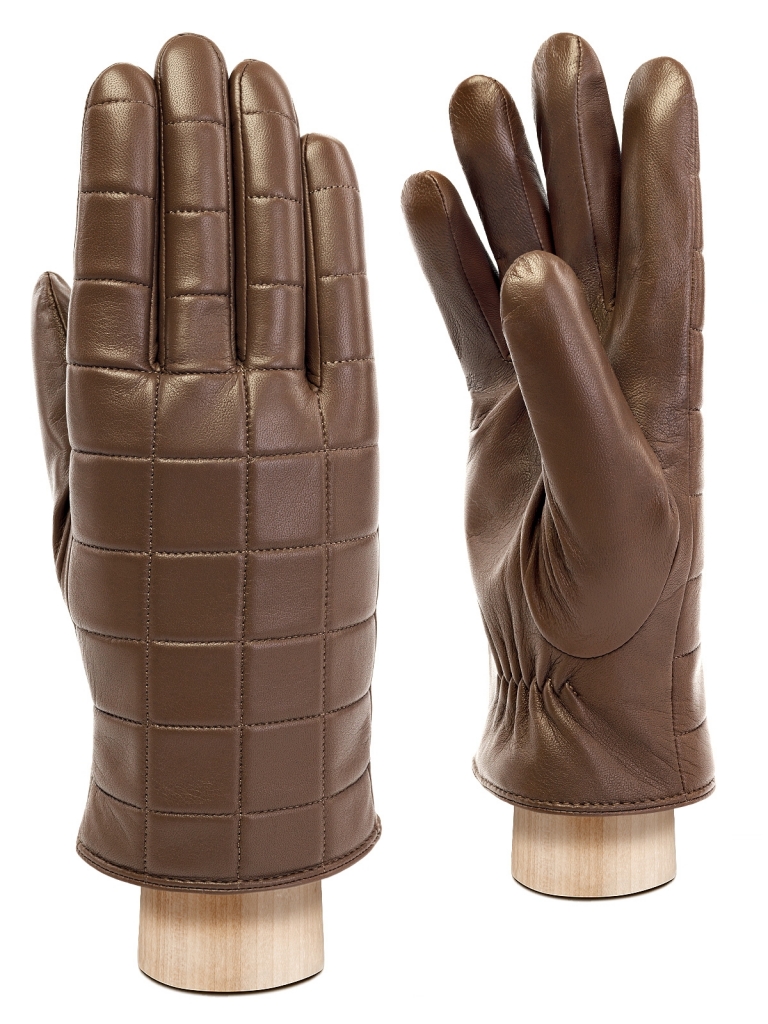 Перчатки мужские Eleganzza IS8910 серо-коричневые р 9.5