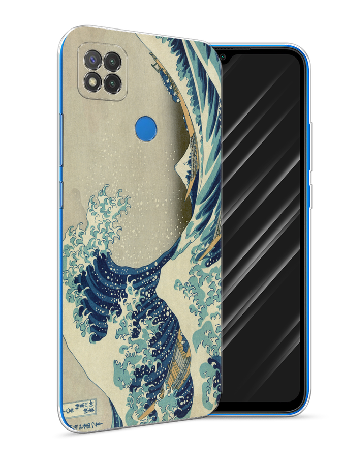 

Чехол Awog на Xiaomi Redmi 9C "Большая волна в Канагаве", Разноцветный, 39050-9