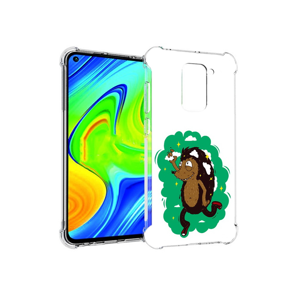 Чехол MyPads Tocco для Xiaomi Redmi Note 9 Ежик в облаках (PT150805.258.77)