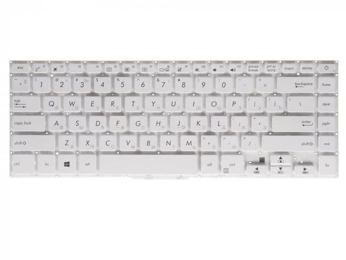

Клавиатура для ноутбука Asus VivoBook 15 X505BA/X505/X505BP белая, 847644