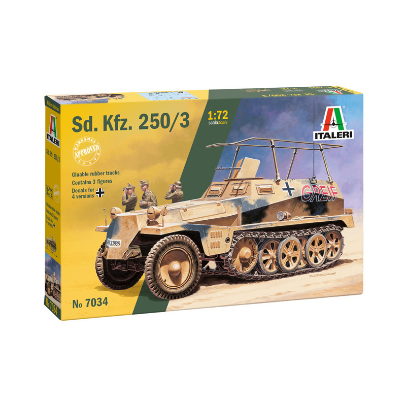 

Сборная модель Italeri Немецкий бронетранспортёр Sd Kfz 250/3 7034, Sd. Kfz. 250/3