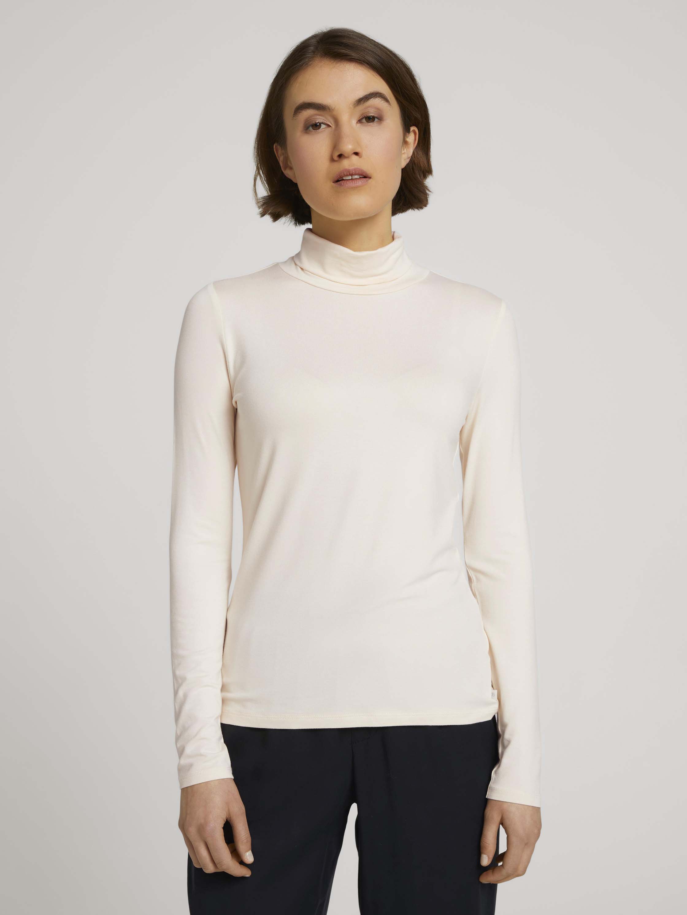 

Водолазка женская TOM TAILOR 1027238 белая XS, 1027238