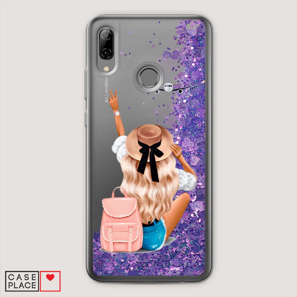 

Чехол Awog на Huawei P Smart 2019/Honor 10 Lite "Автостопом самолетом", Разноцветный, 67592-1