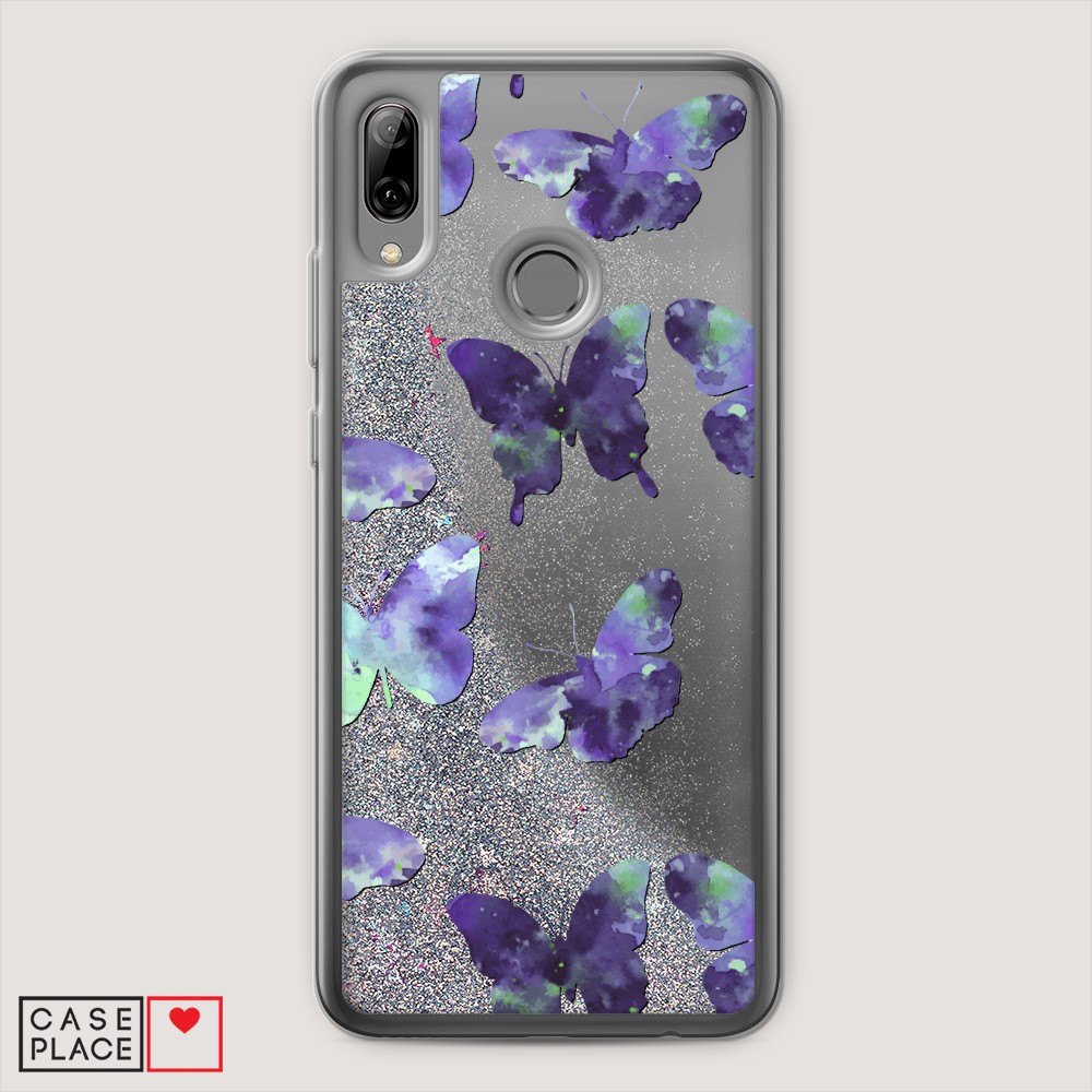 

Чехол Awog на Huawei P Smart 2019/Honor 10 Lite "Бабочки отпечатки", Разноцветный, 67591-1