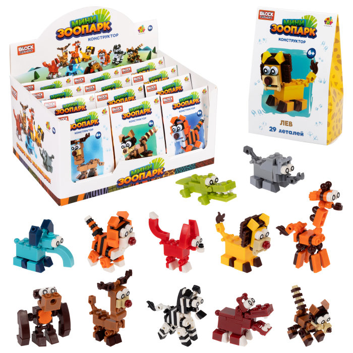 Конструктор 1Toy Blockformers Мини зоопарк 299₽