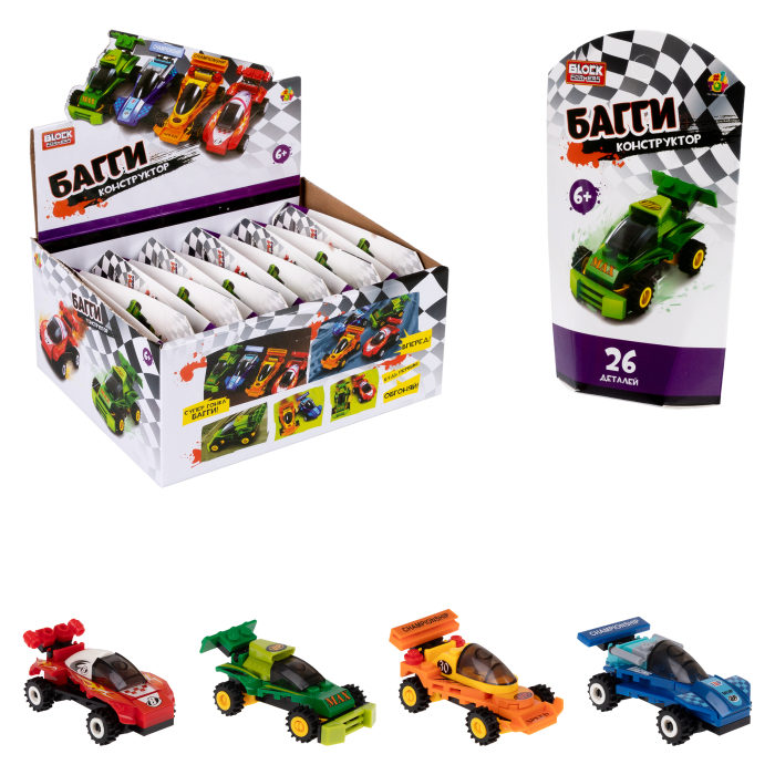 Конструктор 1Toy Blockformers Багги 23 дет 299₽