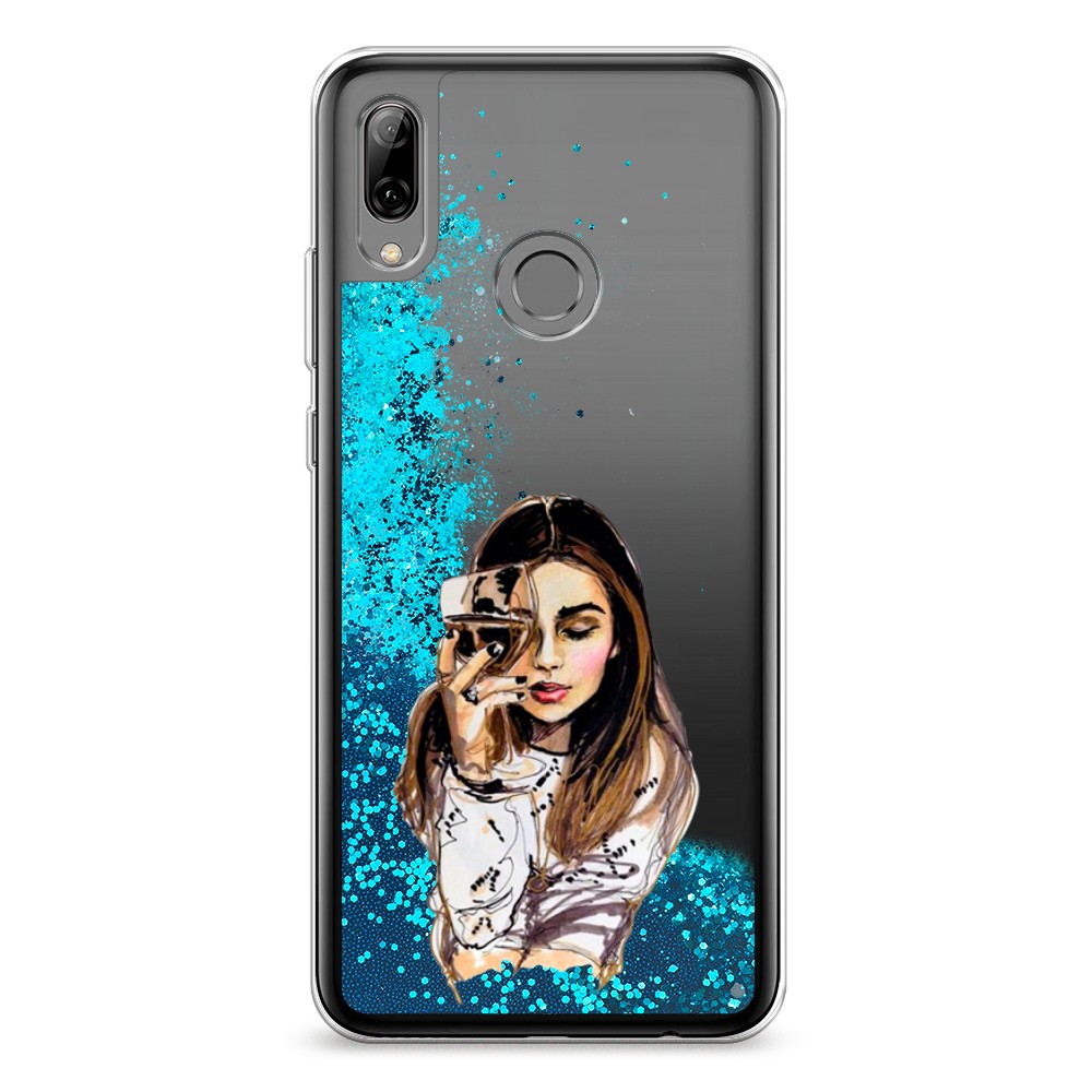 

Чехол Awog на Honor 10 Lite/Huawei P Smart 2019 "Девушка с бокалом", Разноцветный, 67593-1
