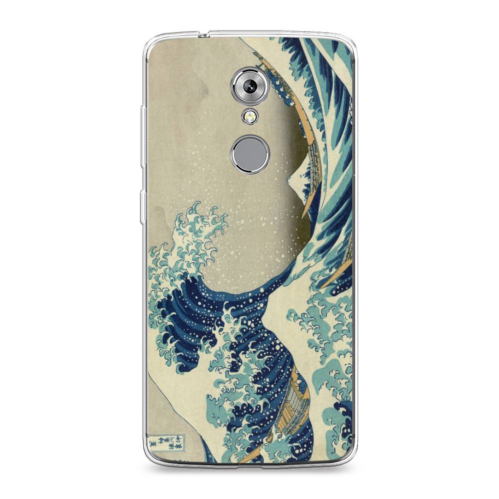 

Чехол Awog на ZTE Axon 7 / ЗТЕ Аксон 7 "Большая волна в Канагаве", Разноцветный, 131450-9