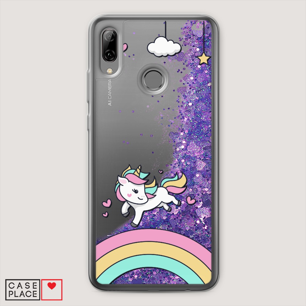 

Чехол Awog на Huawei P Smart 2019/Honor 10 Lite "Единорог на радуге", Разноцветный, 67592-1