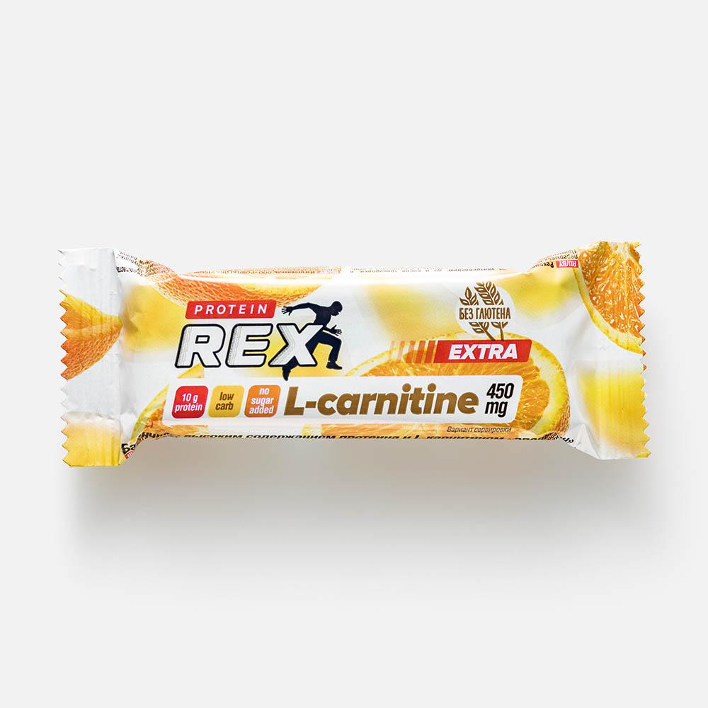 Батончик с L-карнитином ProteinRex Extra 40 г апельсин