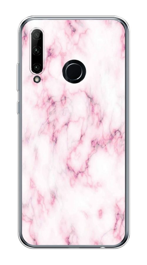 

Чехол на Honor 10i/20 Lite 2019/20e "Мрамор с розовым", Белый;розовый, 68950-1