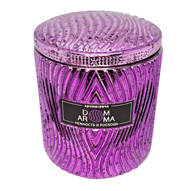 

Ароматическая свеча DOM AROMA Нежность и роскошь, 420 гр, 9.5х9.5х12