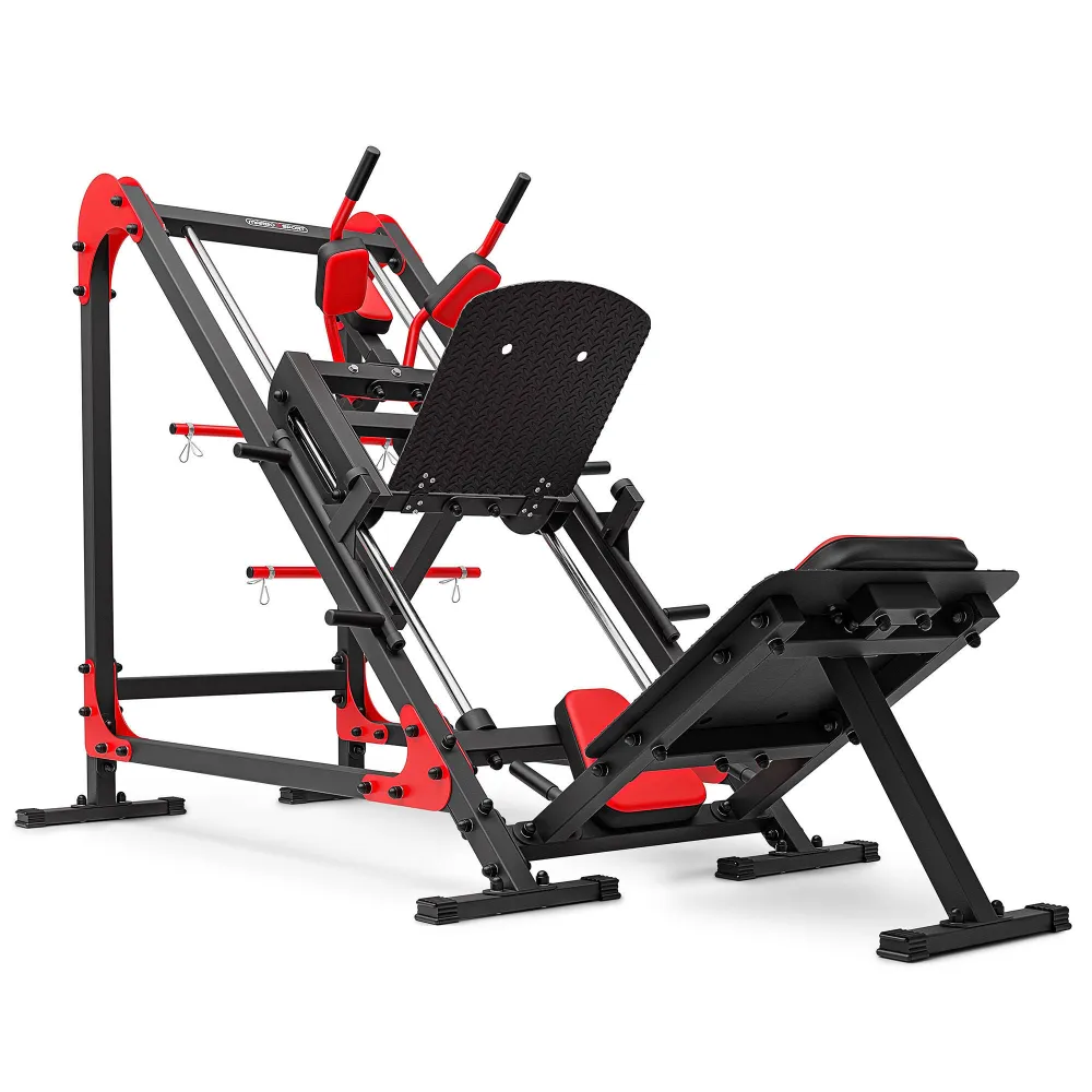 

Гакк машина комбинированная Marbo Sport MS-U106, Черный, Жим ногами / Гакк машина комбинированный