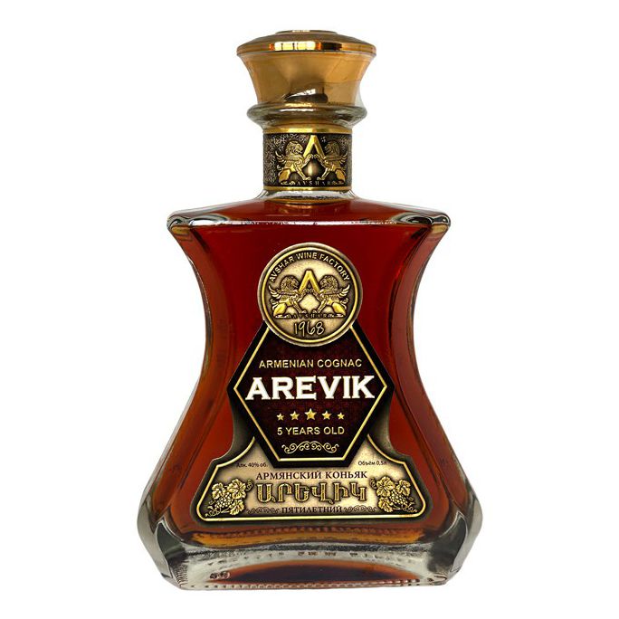 

Коньяк Аревик армянский 5 звезд 40% 0,5 л