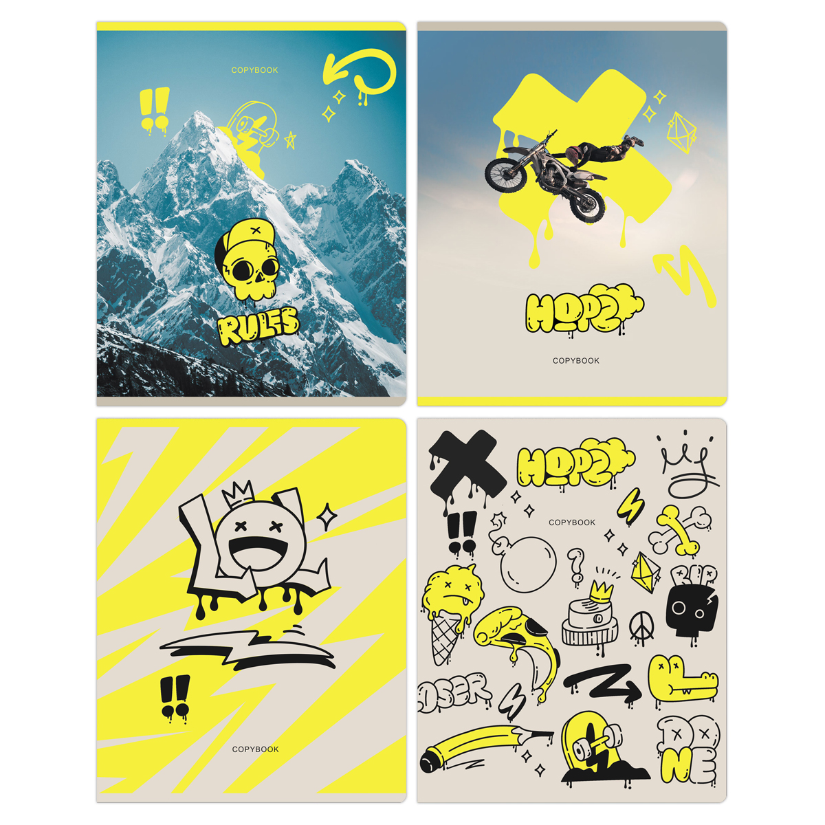 

Тетрадь 40л., А5, линия BG "Crazy art", эконом, (4шт.)