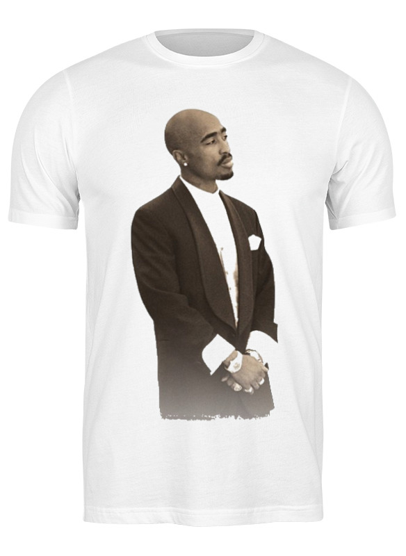 

Футболка мужская Printio 2pac shakur белая 3XL, Белый, 2pac shakur