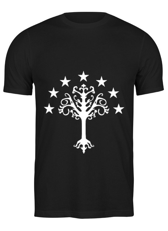 

Футболка мужская Printio White tree черная 3XL, Черный, White tree