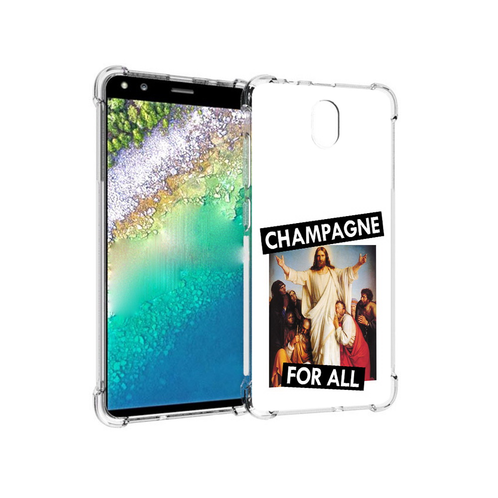 

Чехол MyPads Tocco для Nokia C01 Plus шампанское (PT161800.114.697), Прозрачный, Tocco