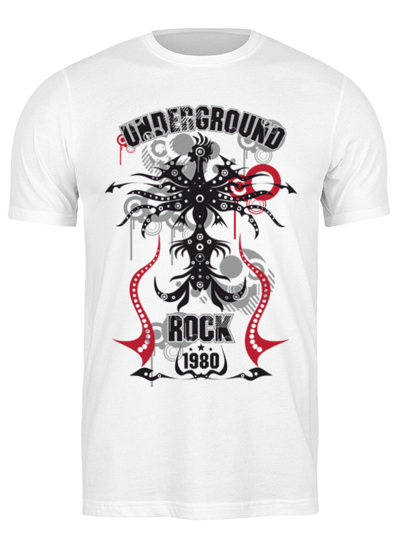 

Футболка мужская Printio Rock 1980 белая 3XL, Белый, Rock 1980