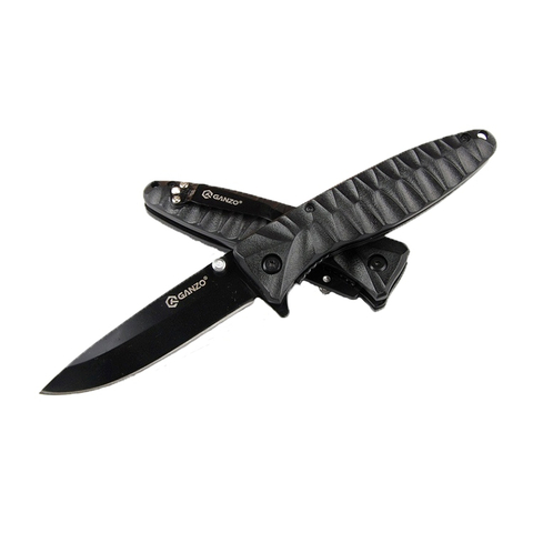фото Нож ganzo g620 черный, g620b-1