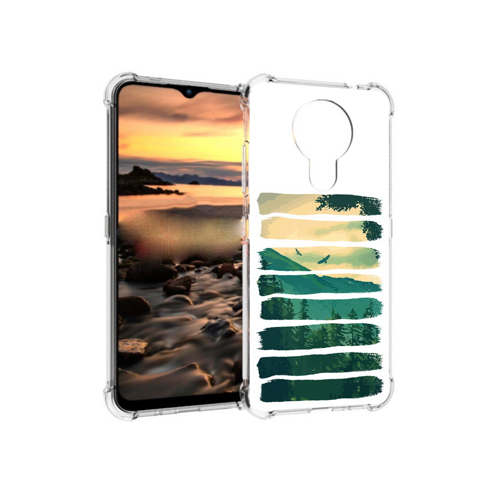 

Чехол MyPads Tocco для Nokia 1.4 Лесная чаща (PT159954.115.107), Прозрачный, Tocco