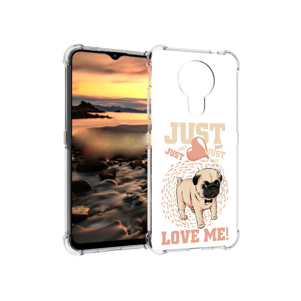 

Чехол MyPads Tocco для Nokia 1.4 Люби меня (PT159954.115.109), Прозрачный, Tocco