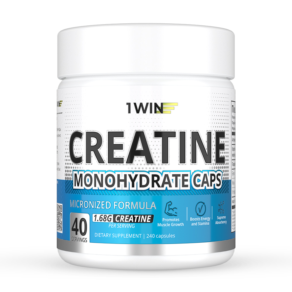 фото Креатин моногидрат в капсулах creatine monohydrate 1win, 240 капсул