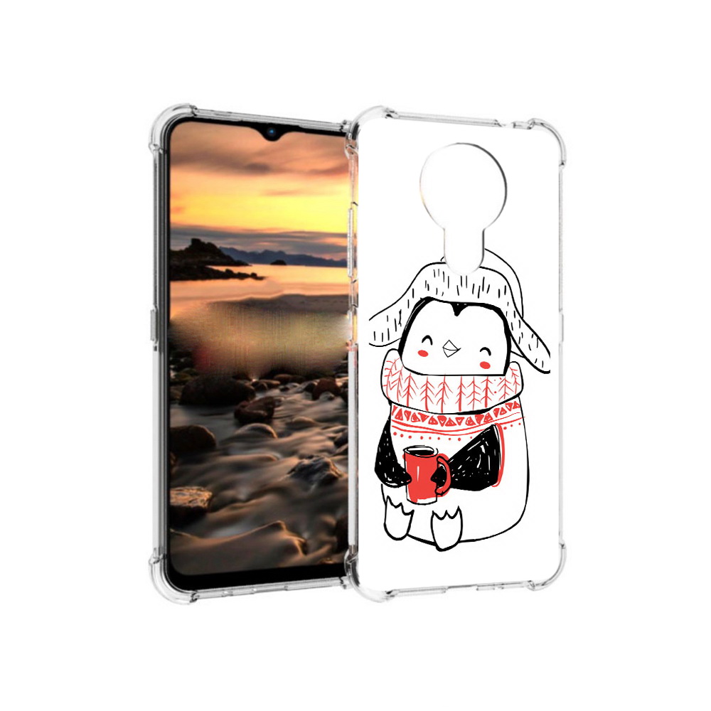 

Чехол MyPads Tocco для Nokia 1.4 Милый пингвин (PT159954.115.115), Прозрачный, Tocco