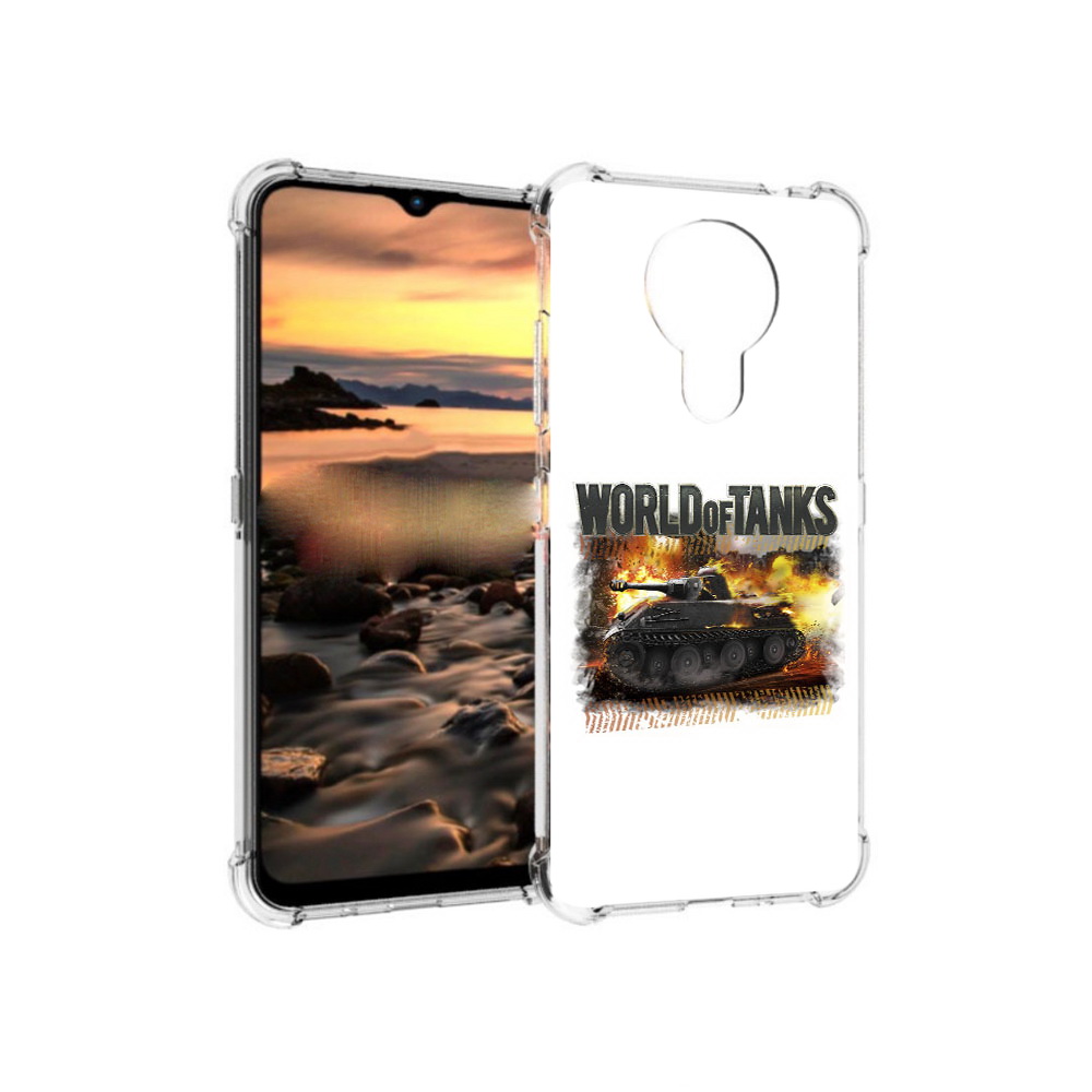 Чехол MyPads Tocco для Nokia 1.4 Мир танков-2 (PT159954.115.118)
