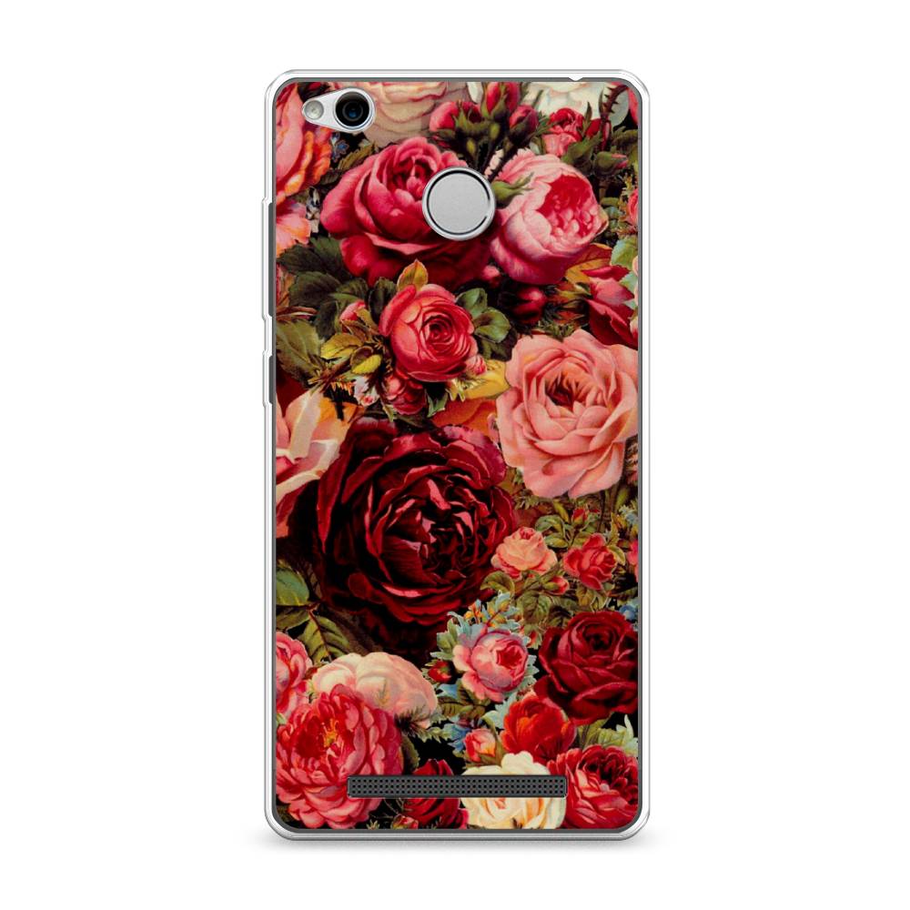 фото Чехол awog "розы винтажные" для xiaomi redmi 3 pro (3s)