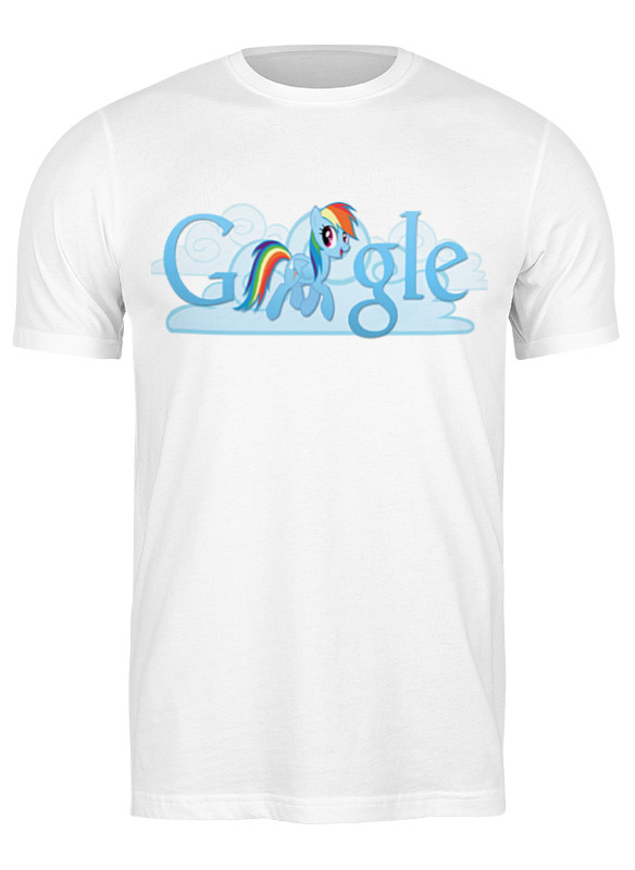 

Футболка мужская Printio Rainbow dash mlp белая 3XL, Белый, Rainbow dash mlp