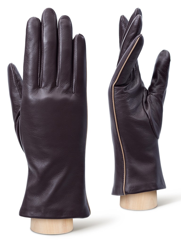 

Перчатки женские Eleganzza IS967 коричневые р, Коричневый, IS967