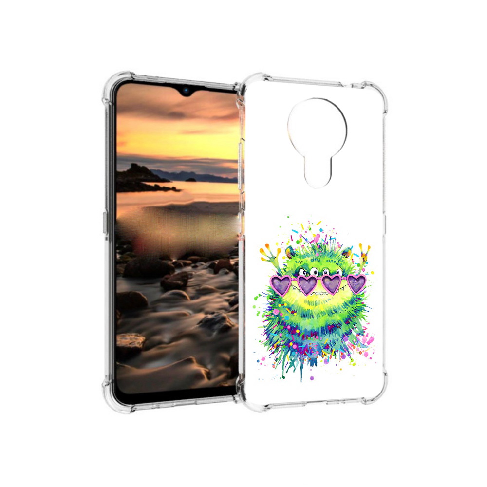 

Чехол MyPads Tocco для Nokia 1.4 Пушистый персонаж (PT159954.115.142), Прозрачный, Tocco
