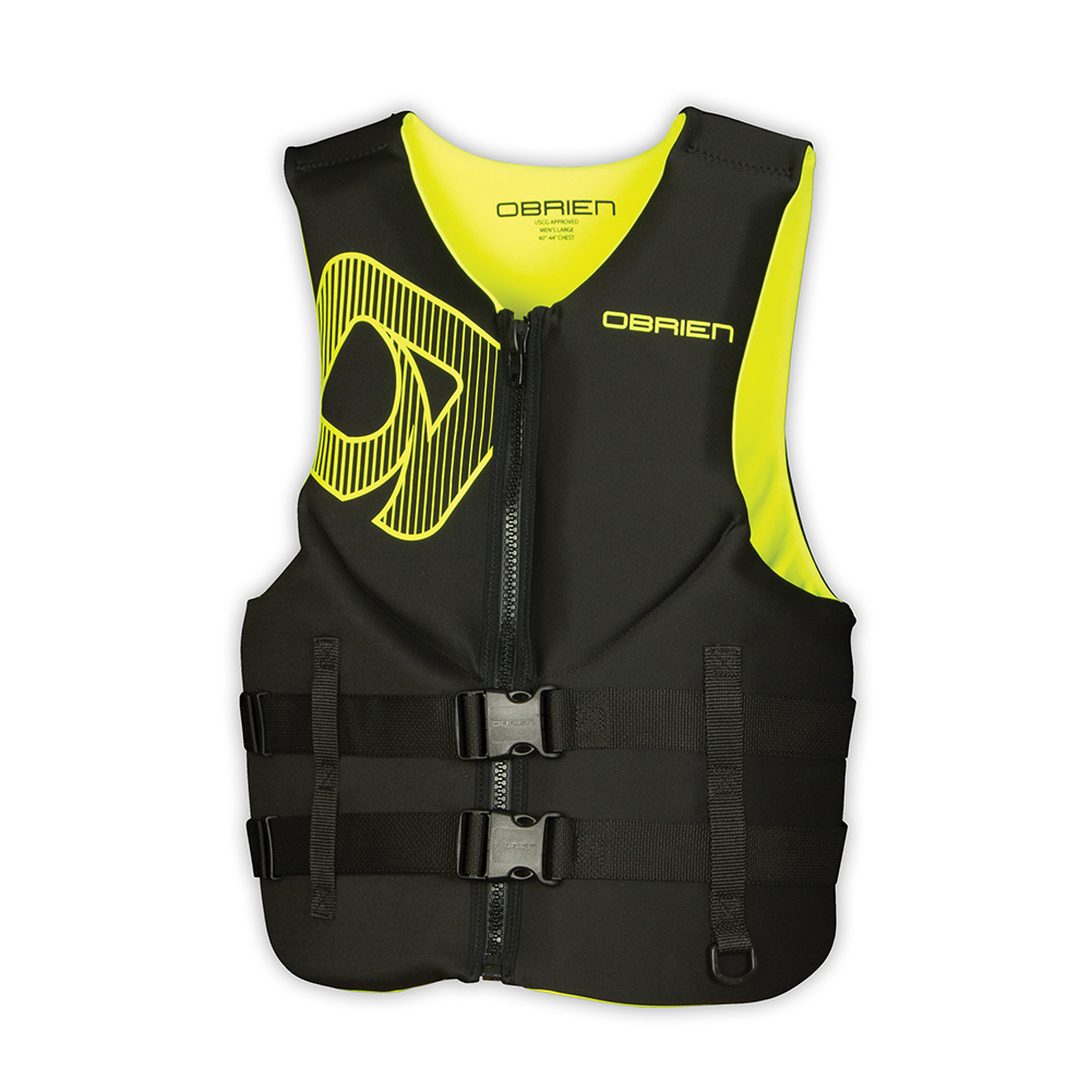 Спасательный жилет неопрен мужской O'Brien TRADITIONAL mens yellow XL