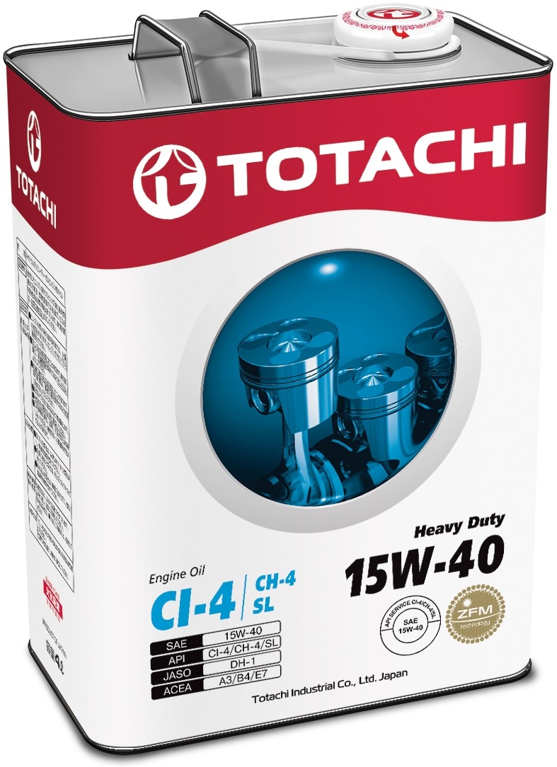 

Моторное масло TOTACHI Heavy Duty CI-4/CH-4/SL SAE 15W-40 (4л)