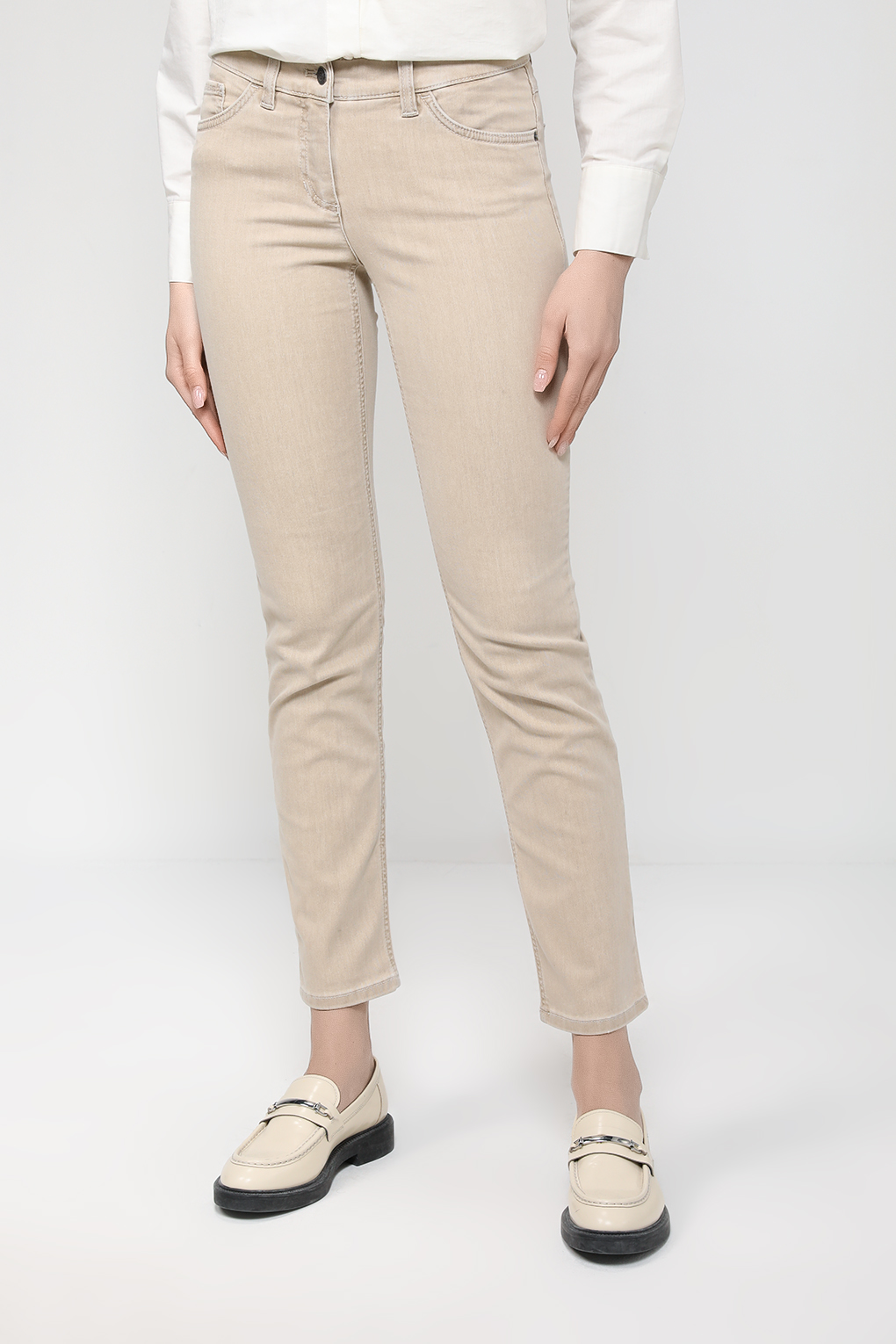 

Джинсы женские Gerry Weber Edition 92150-67850 бежевые 36, Бежевый, 92150-67850