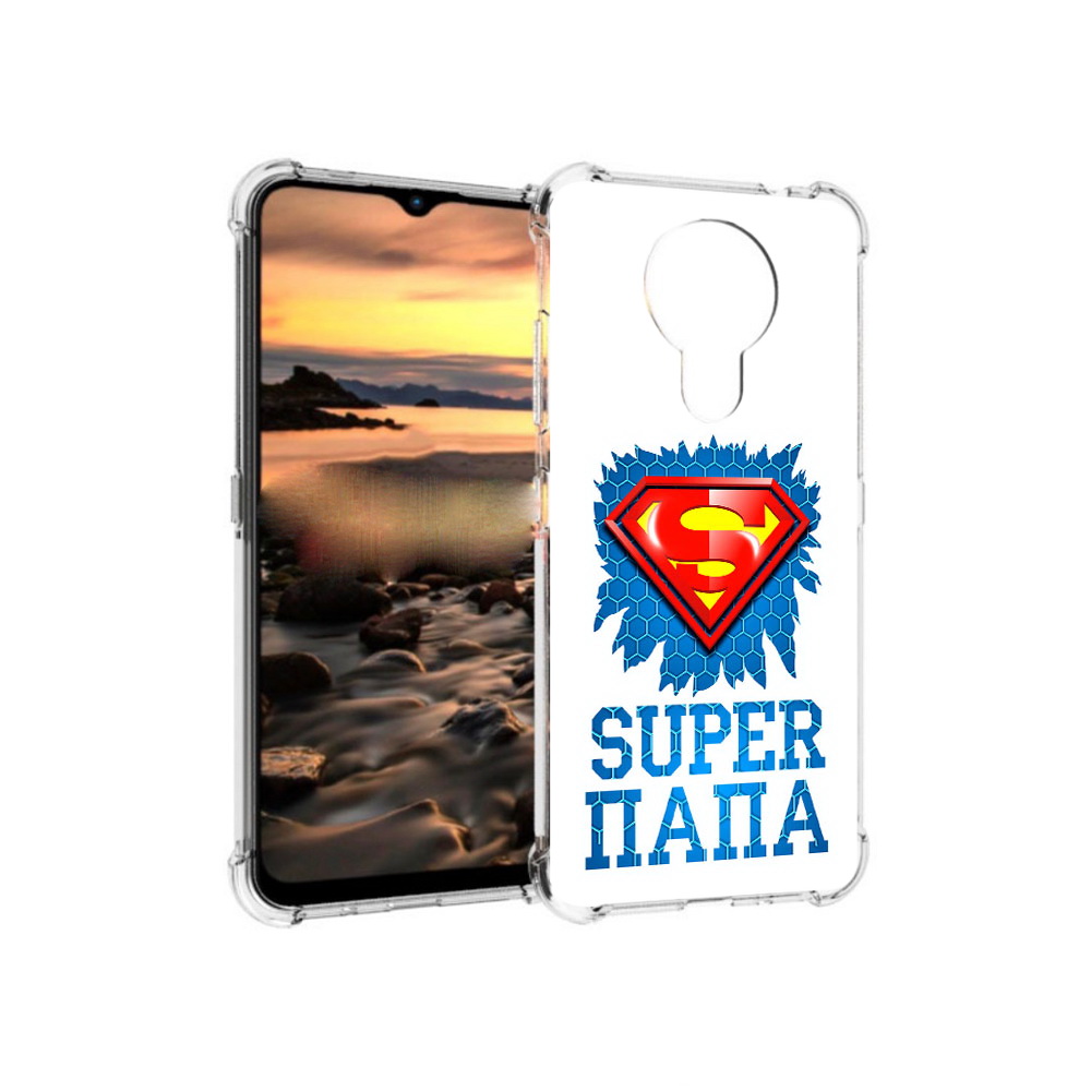 

Чехол MyPads Tocco для Nokia 1.4 Супер Папа (PT159954.115.165), Прозрачный, Tocco