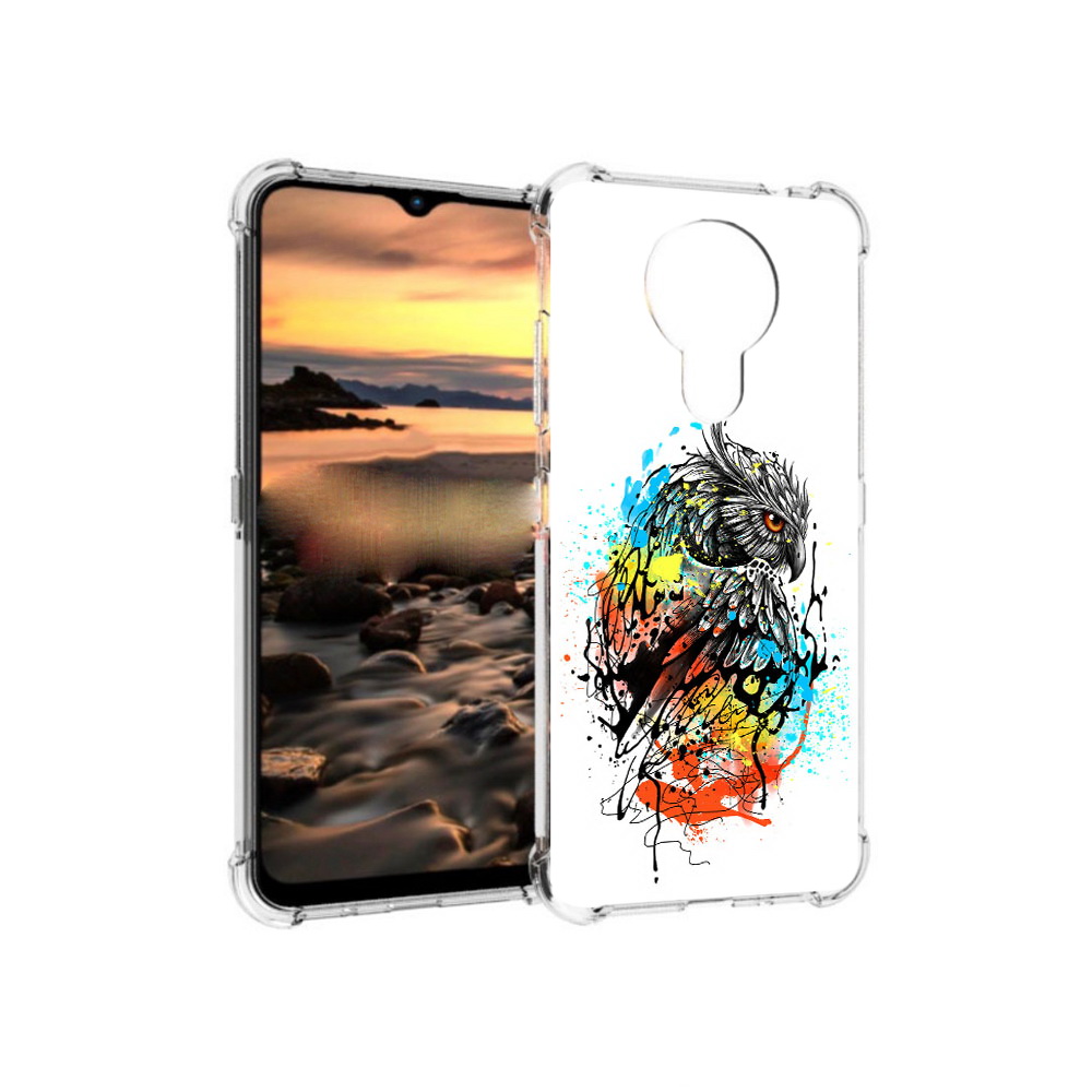 

Чехол MyPads Tocco для Nokia 1.4 Творческая сова (PT159954.115.170), Прозрачный, Tocco