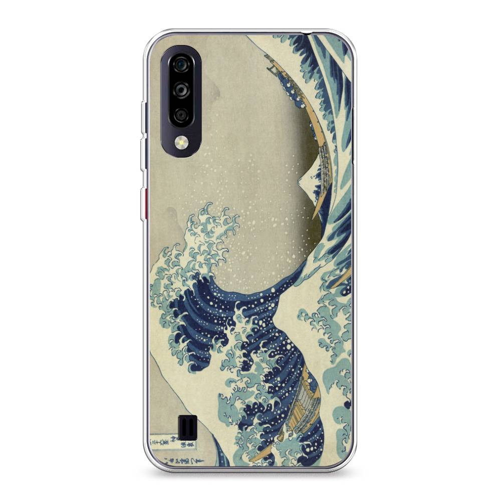 

Чехол Awog на ZTE Blade A7 (2020) / ЗТЕ Блэйд A7 (2020) "Большая волна в Канагаве", Разноцветный, 133750-9