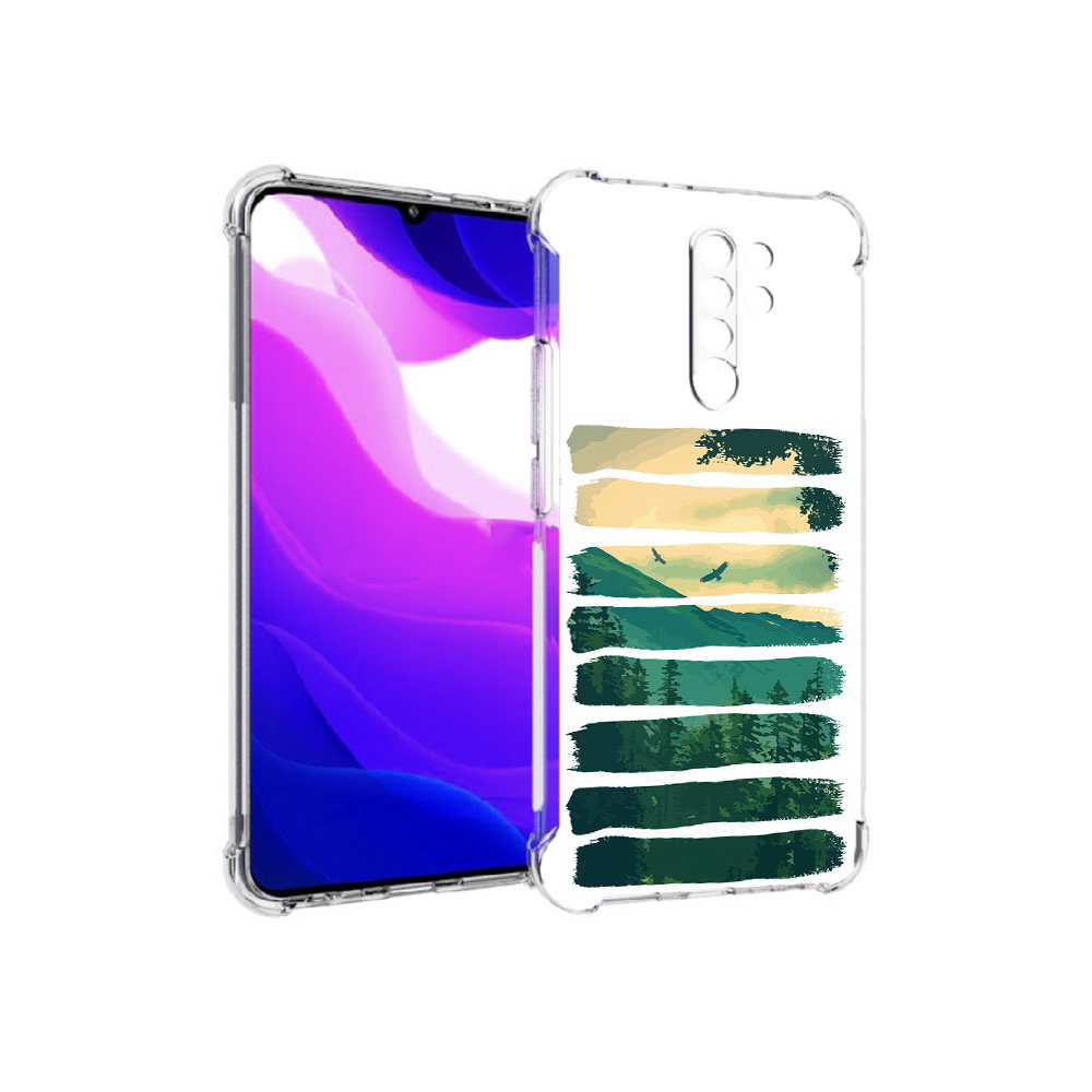 Чехол MyPads Tocco для Xiaomi Redmi 9 Лесная чаща (PT150826.259.107)