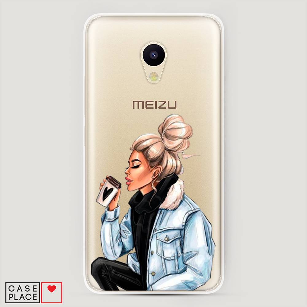 

Чехол Awog на Meizu M5c "Cute girl", Коричневый;бежевый, 72350-7