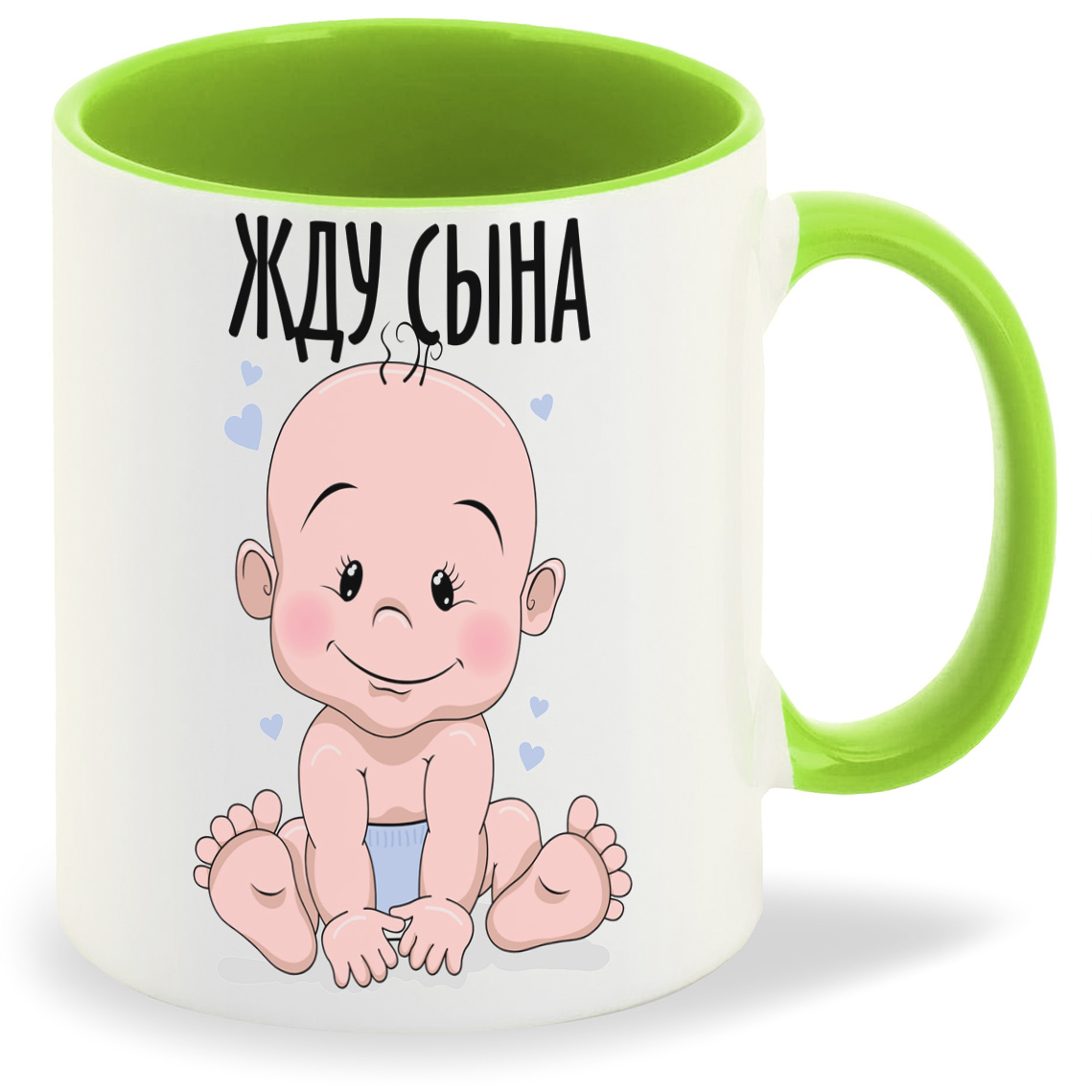 

Кружка CoolPodarok Здесь живет малышок пузожитель, Здесь живет малышок пузожитель