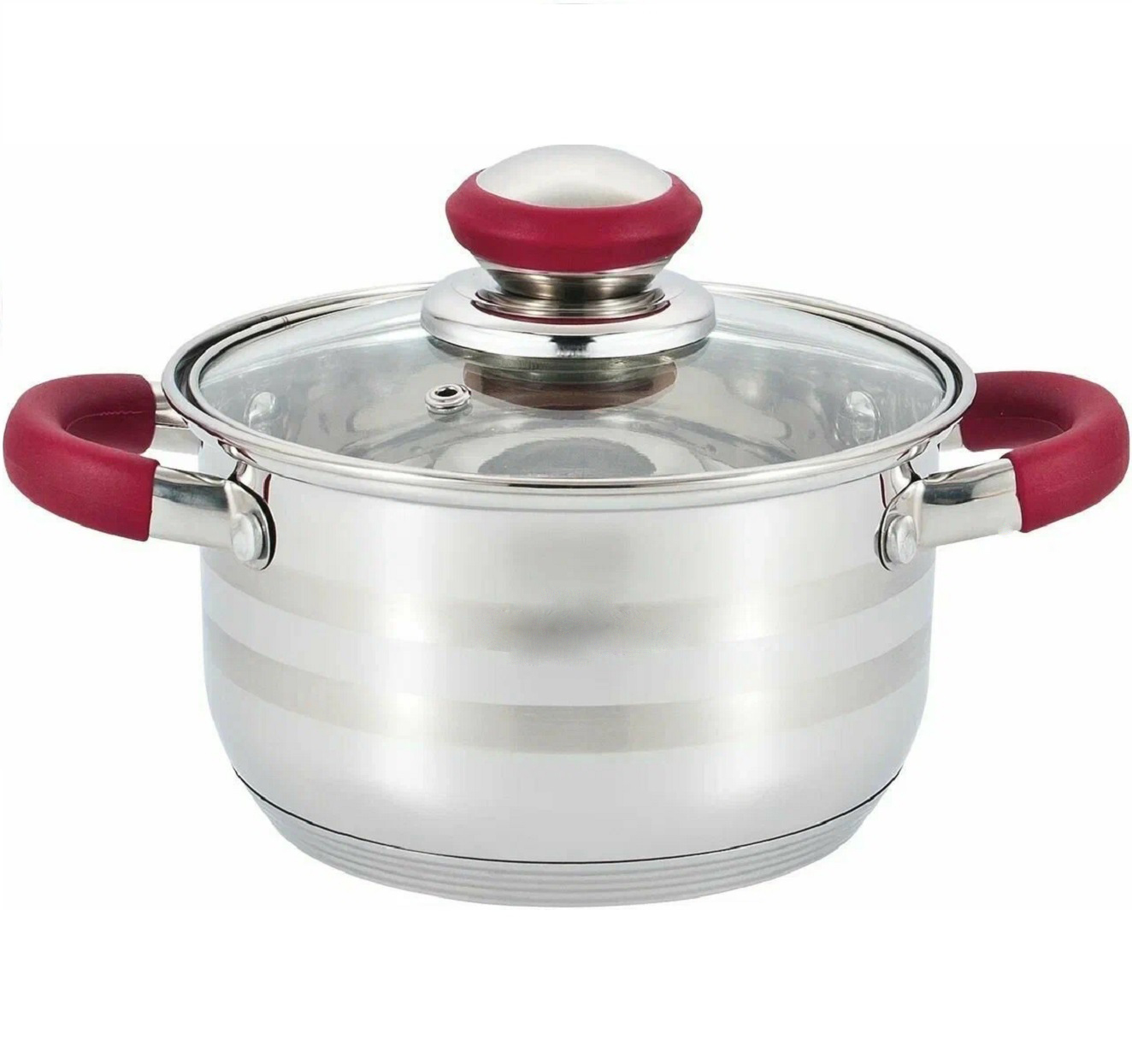 

Кастрюля Bohmann BS 2800-18 2.5л 18см Красная