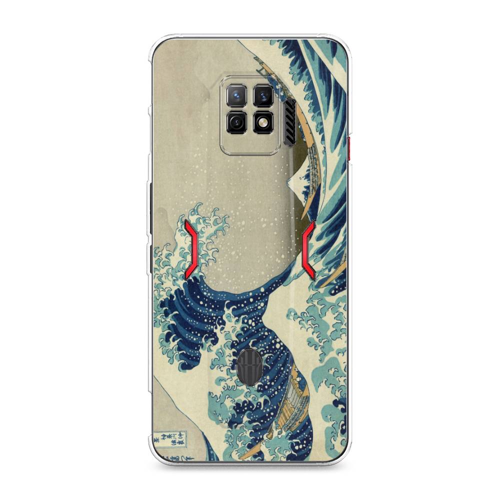 

Чехол Awog на ZTE Nubia Red Magic 7 Pro Большая волна в Канагаве", Разноцветный, 136050-9