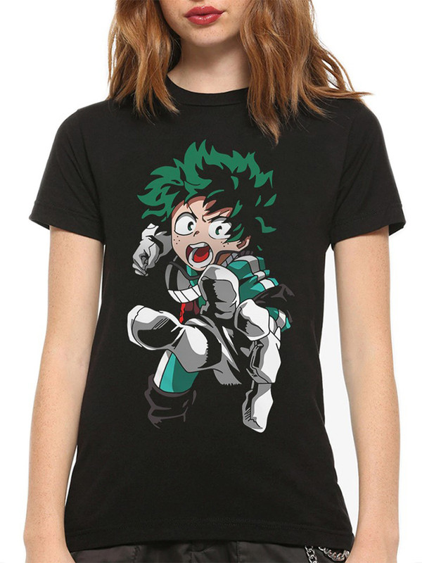 

Футболка женская DreamShirts Studio Моя геройская академия / Аниме черная XS, Черный, Моя геройская академия / Аниме