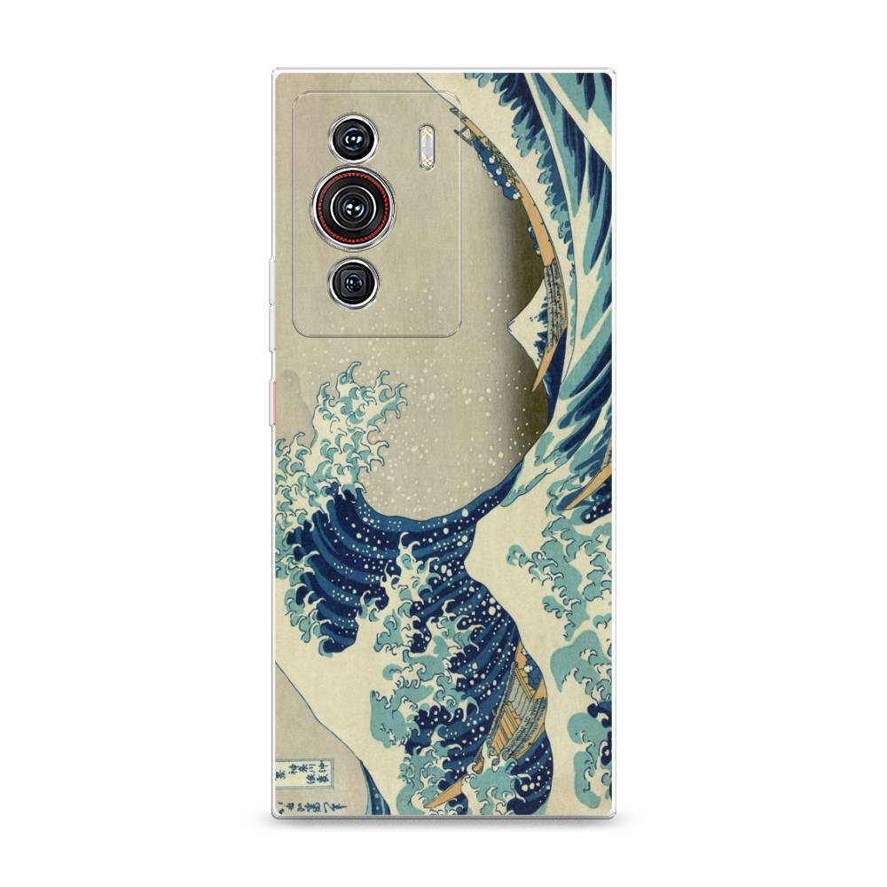 Чехол Awog на ZTE Nubia Z40 Pro / ЗТЕ Нубиа Z40 Pro Большая волна в Канагаве