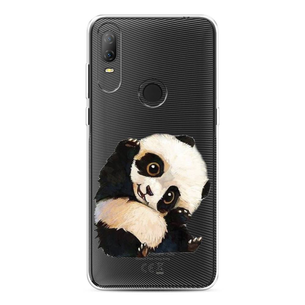 

Силиконовый чехол "Большеглазая панда" на Alcatel 1V (2020) 5007U, Большеглазая панда